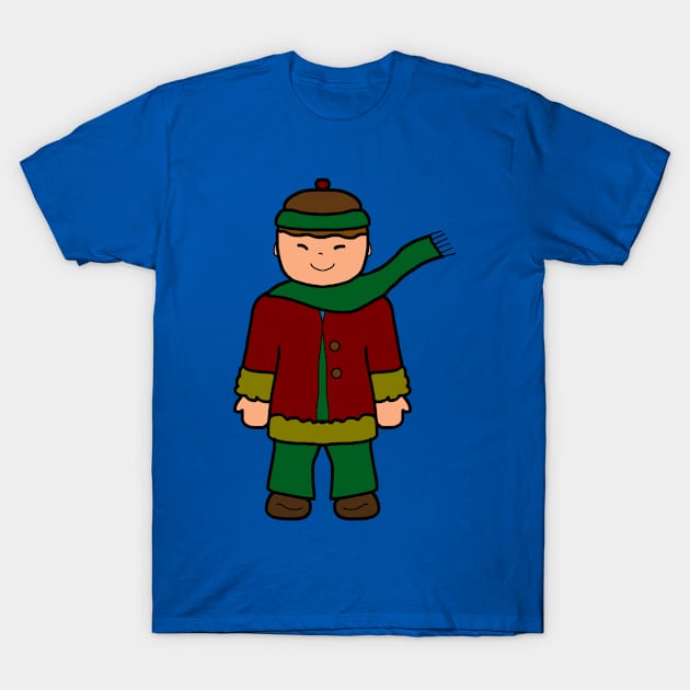 Christmas Boy Freezing T-Shirt by holidaystore